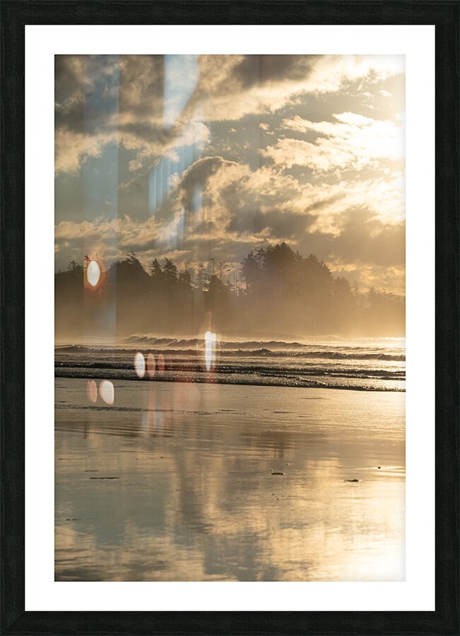 Chesterman Beach Waves Picture Frame print