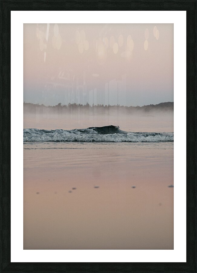 Mackenzie Beach Waves Picture Frame print