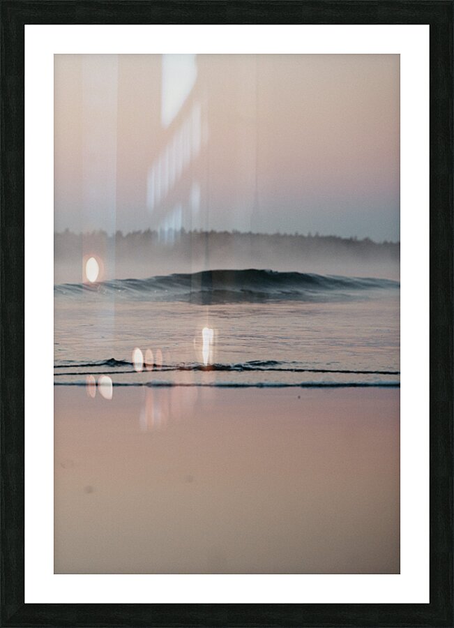Sunrise Waves Picture Frame print