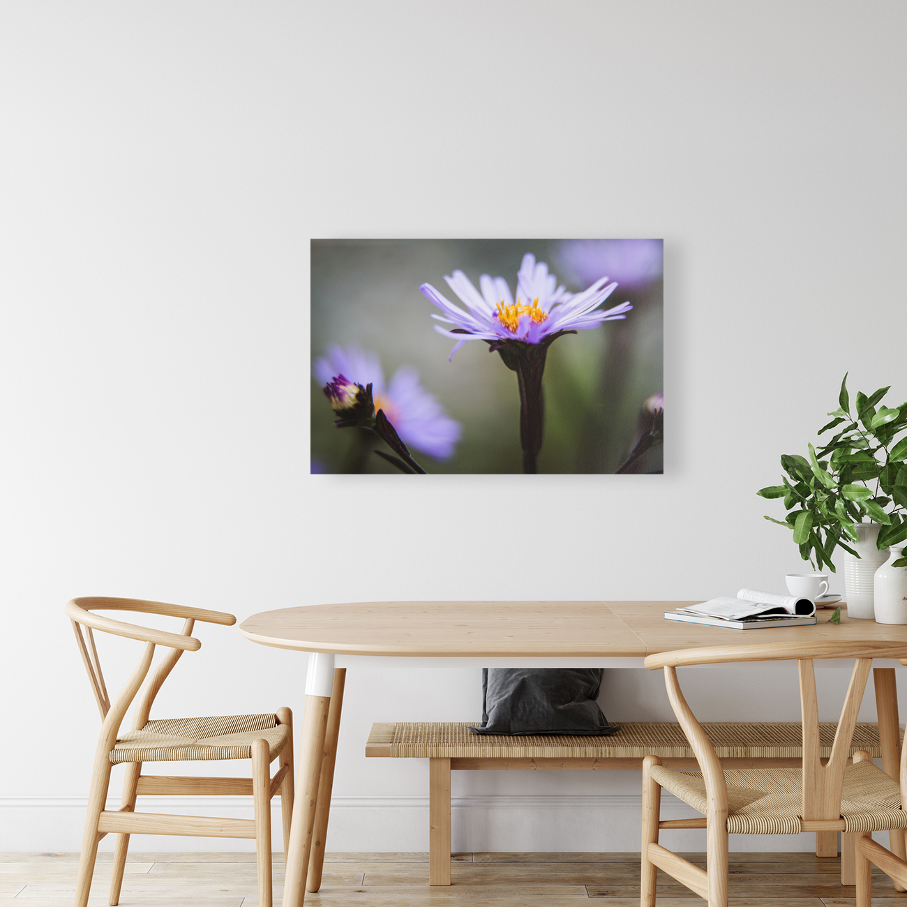 Purple Wildflowers Reproduction