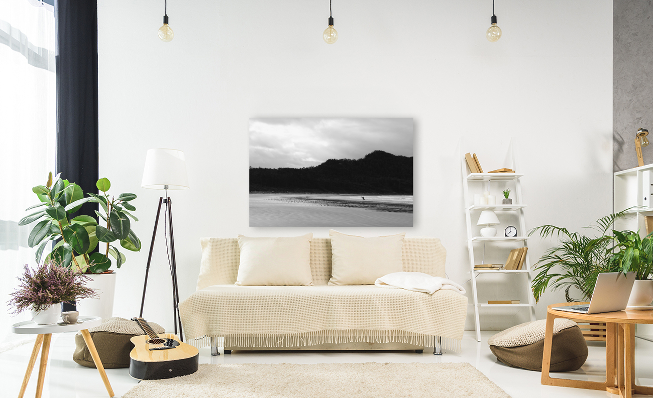 Surfs Up B&W Reproduction