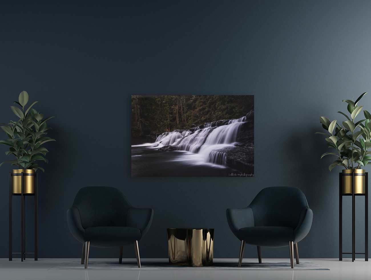 Browns River Falls Reproduction