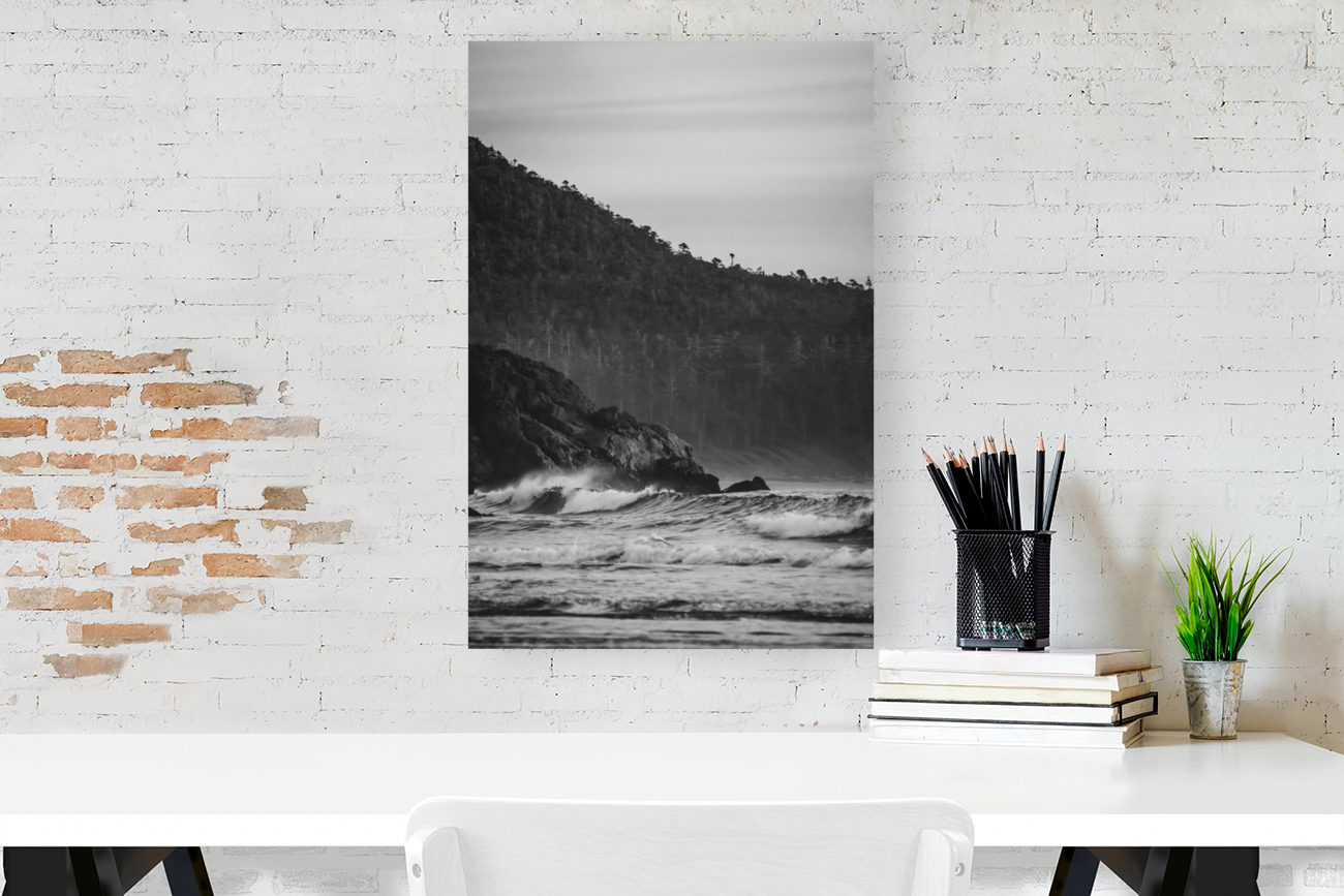 Crashing Wave B&W Reproduction