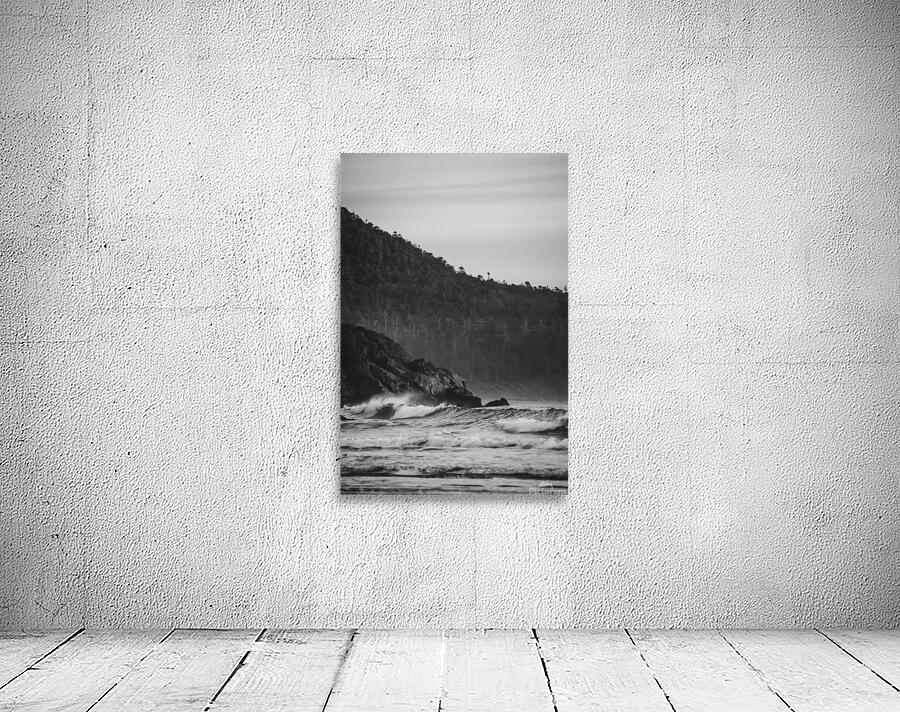 Crashing Wave B&W Wall Preview