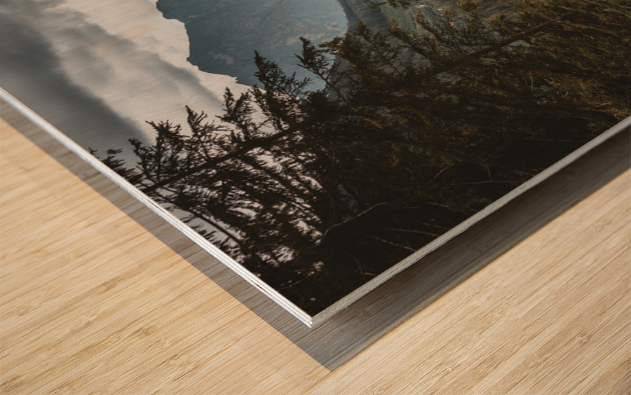 The Valley Wood print