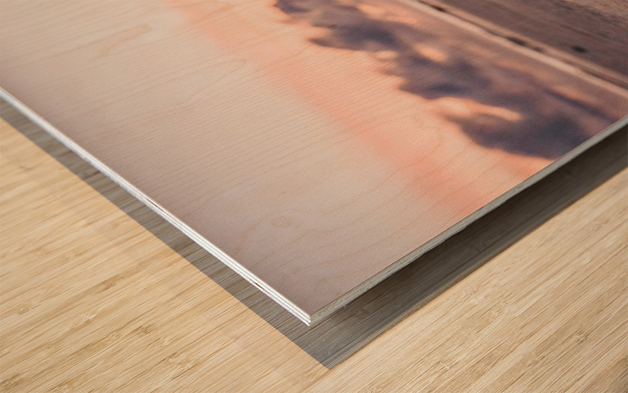 Pink Sky at Night... Wood print
