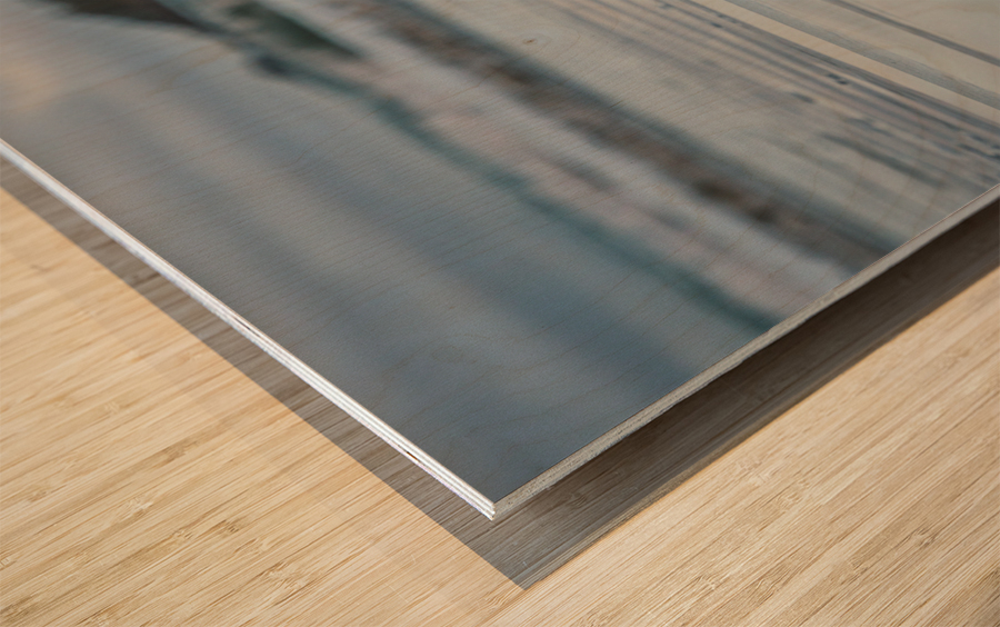 Beach Ripples Wood print