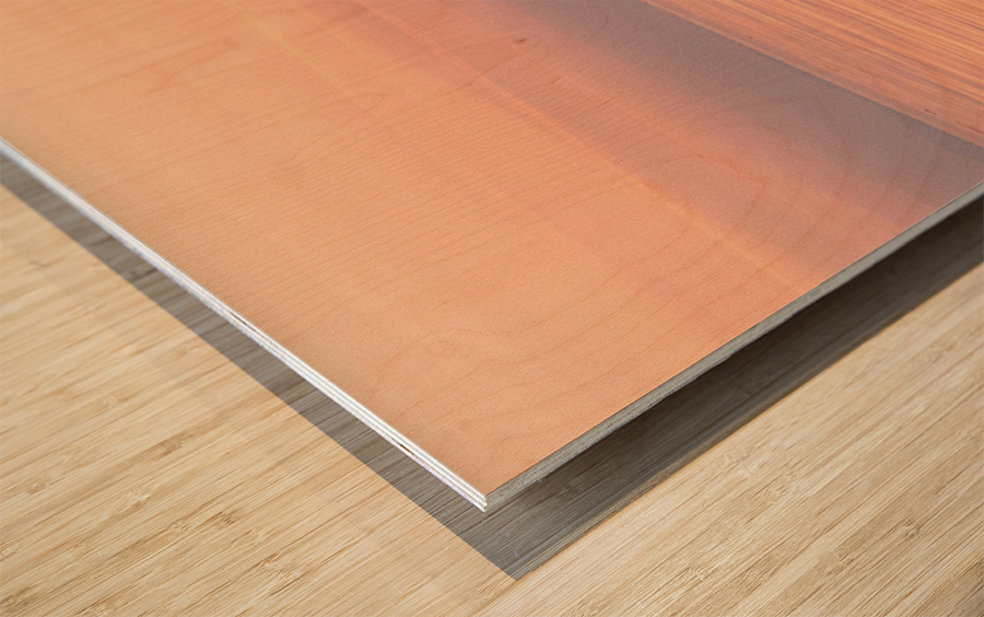 Sunset Wood print