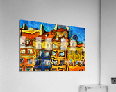 Curved Buildings  Acrylic Print