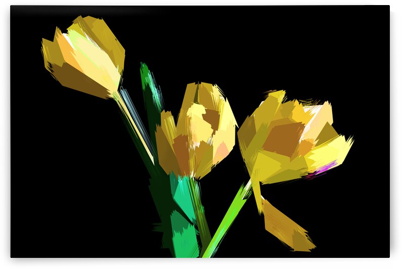 Abstract Flowers  by PWA