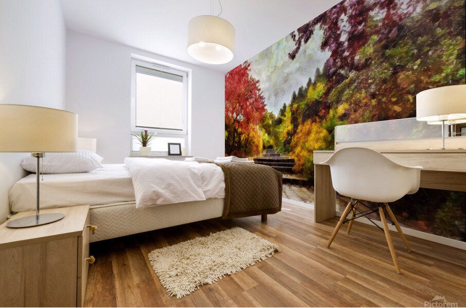 Beautiful Stairs  Mural print