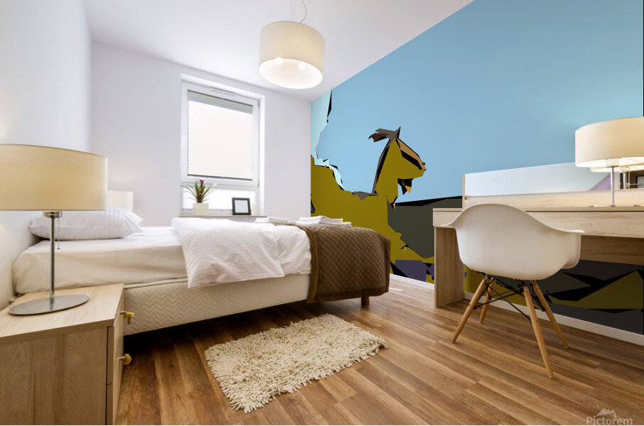 Lonely Goat  Mural print