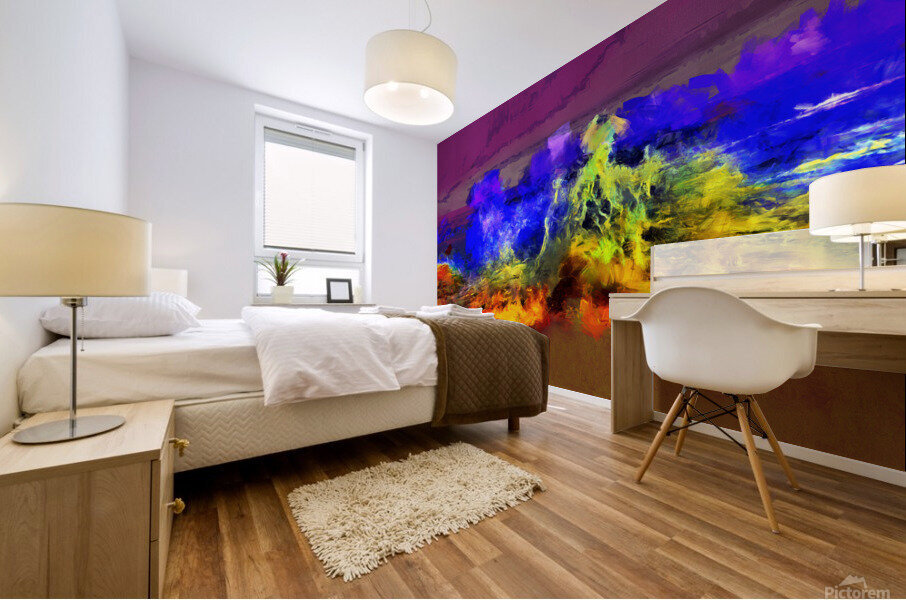 Ocean Waves Mural print