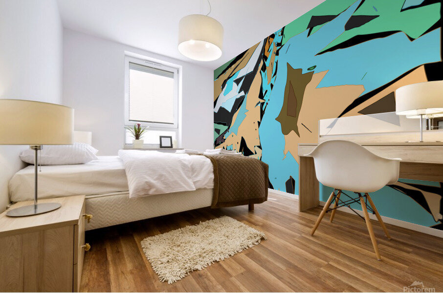 Giraffe Mural print