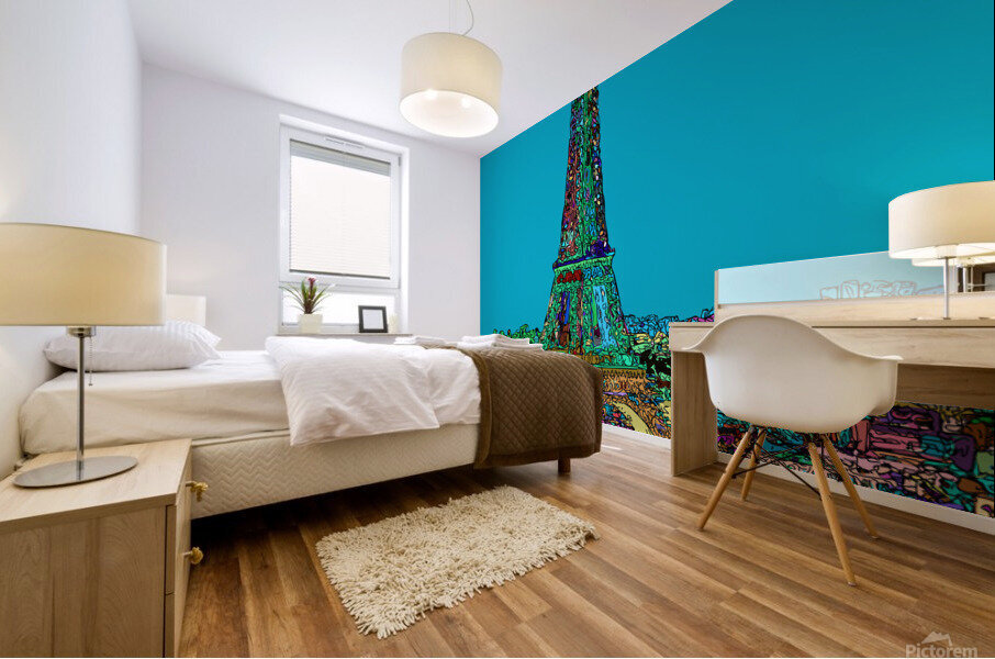 Paris Eiffel Tower  Mural print