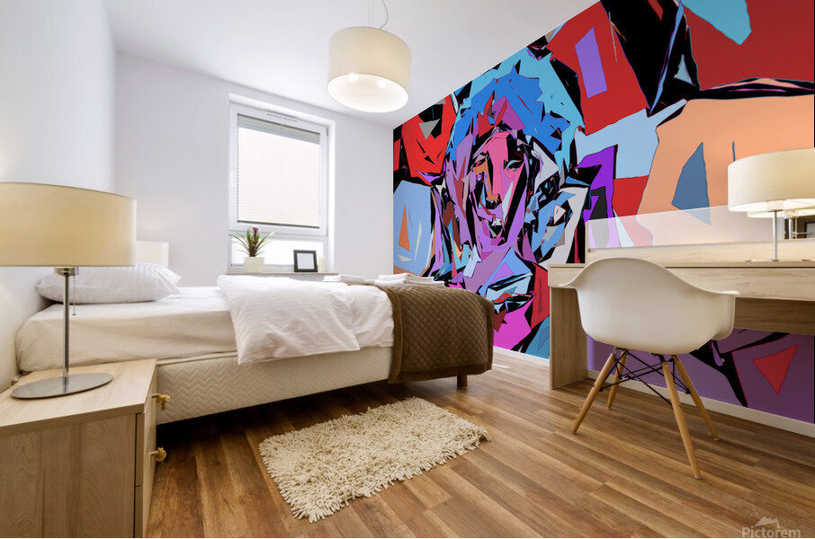 Abstract Portrait  Mural print