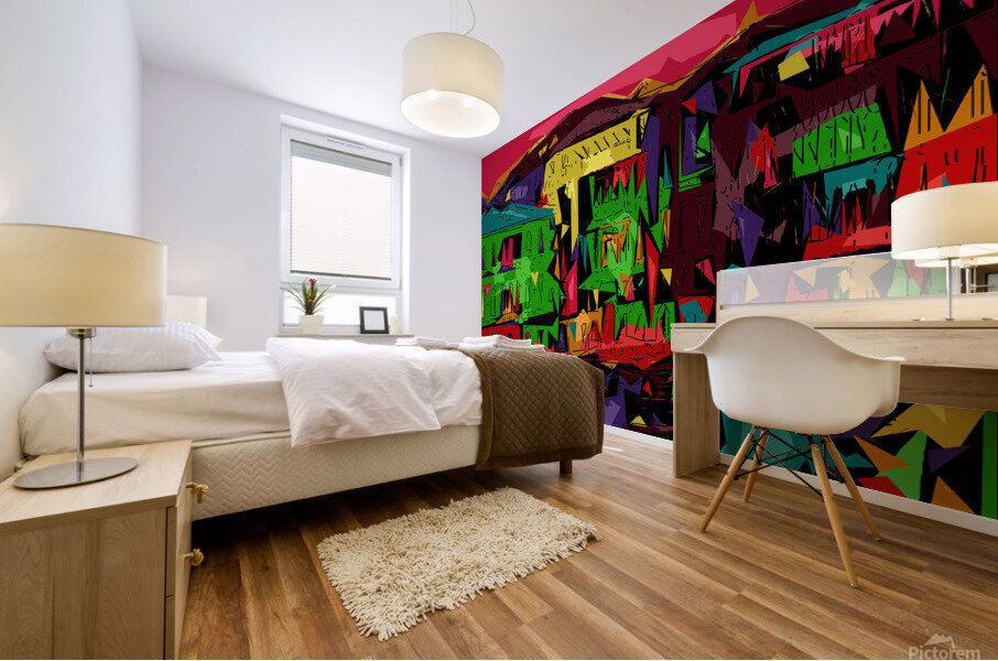 Venice Abstract  Mural print