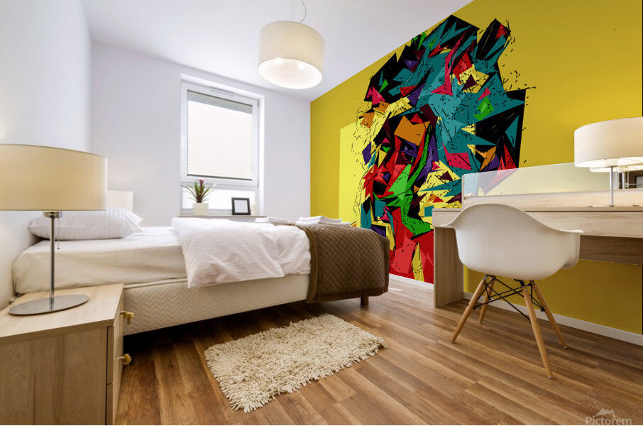 Portrait Abstract  Mural print
