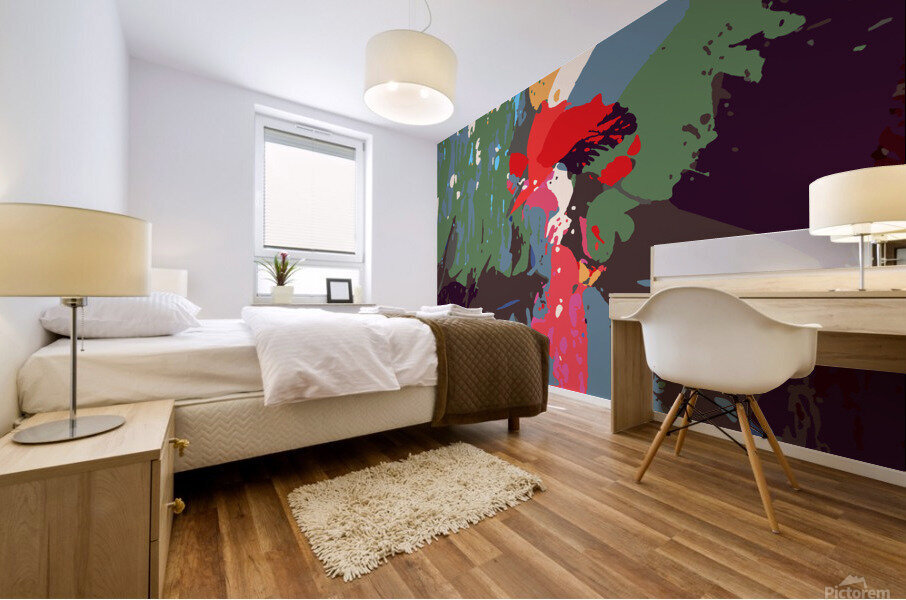 Abstract Lady  Mural print