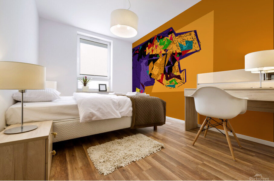 Hippopotamus Mural print