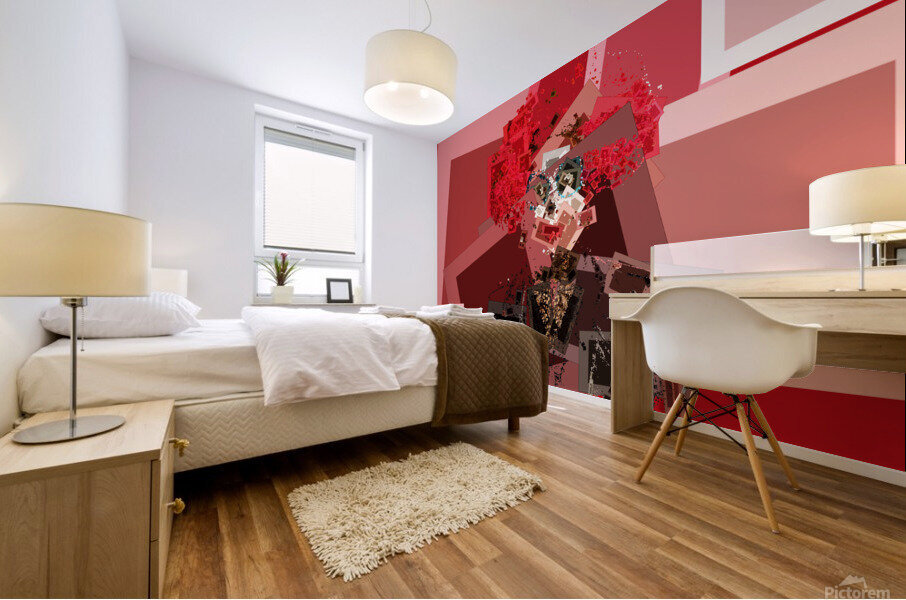 Abstract Model  Mural print