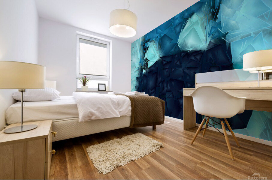 Model  Mural print