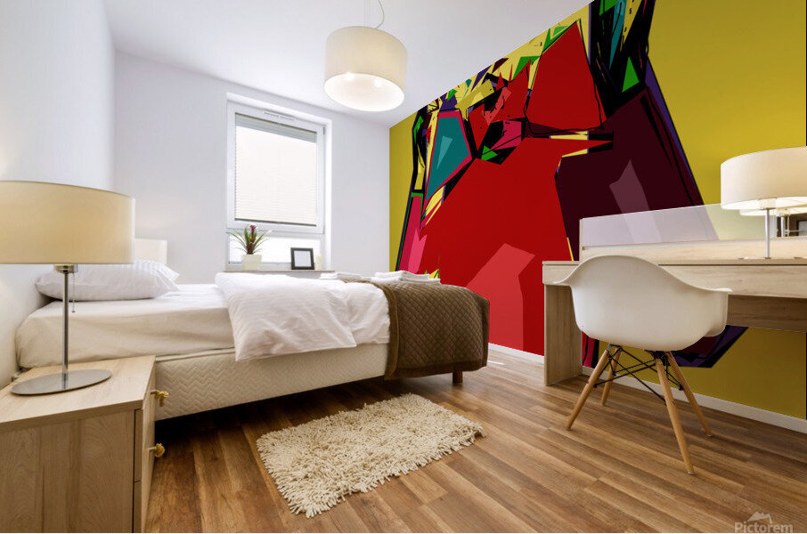 Fashion Model Mural print