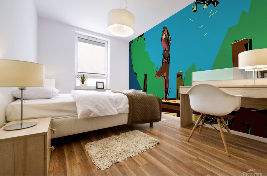 Bridge  Mural print