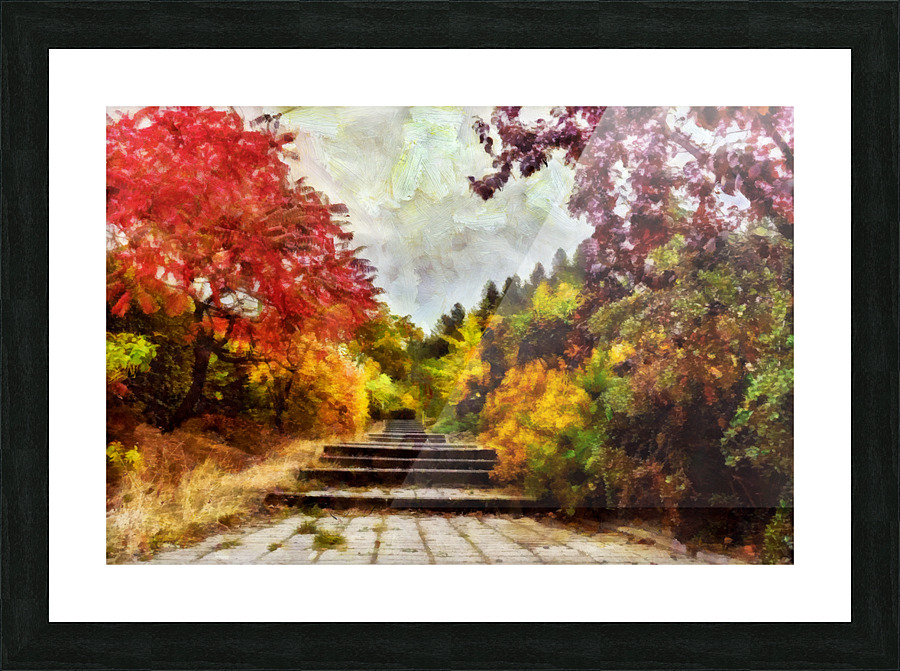 Beautiful Stairs  Picture Frame print