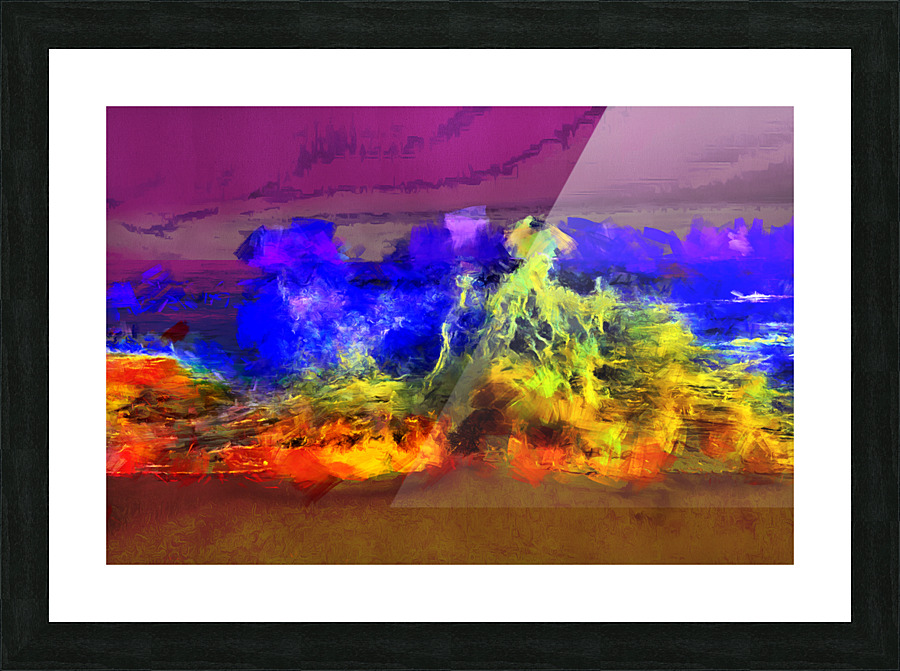 Ocean Waves Picture Frame print