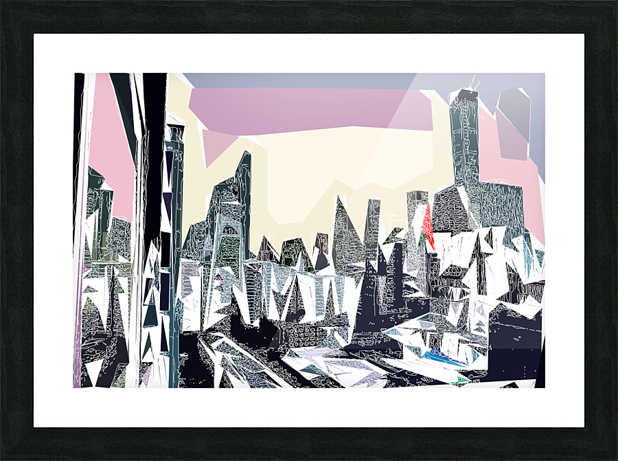 Cityscape  Picture Frame print