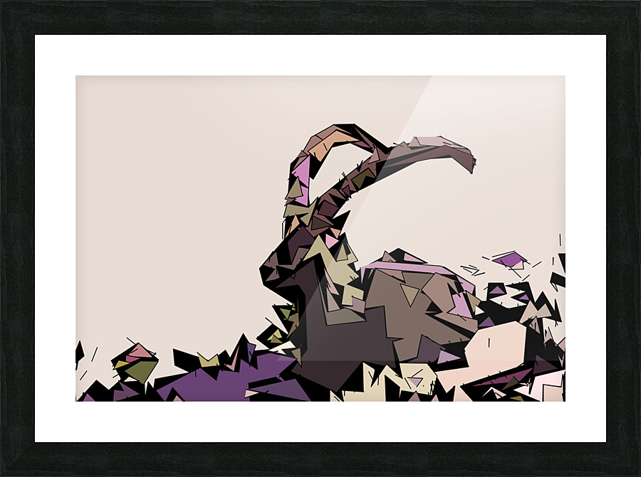 Goat  Picture Frame print