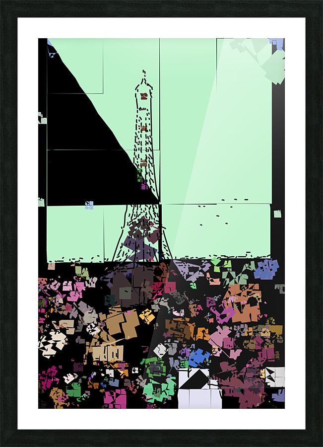 Eiffel Tower Paris Picture Frame print