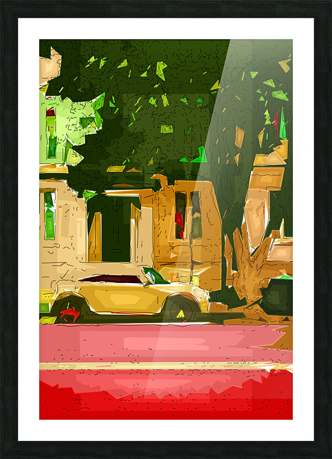 Street Style  Picture Frame print