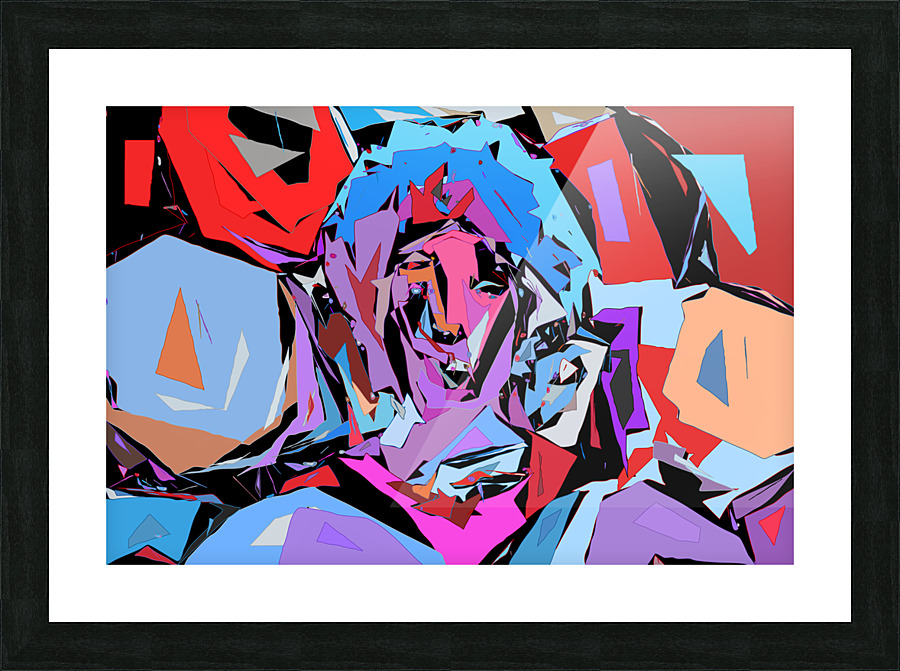 Abstract Portrait  Picture Frame print