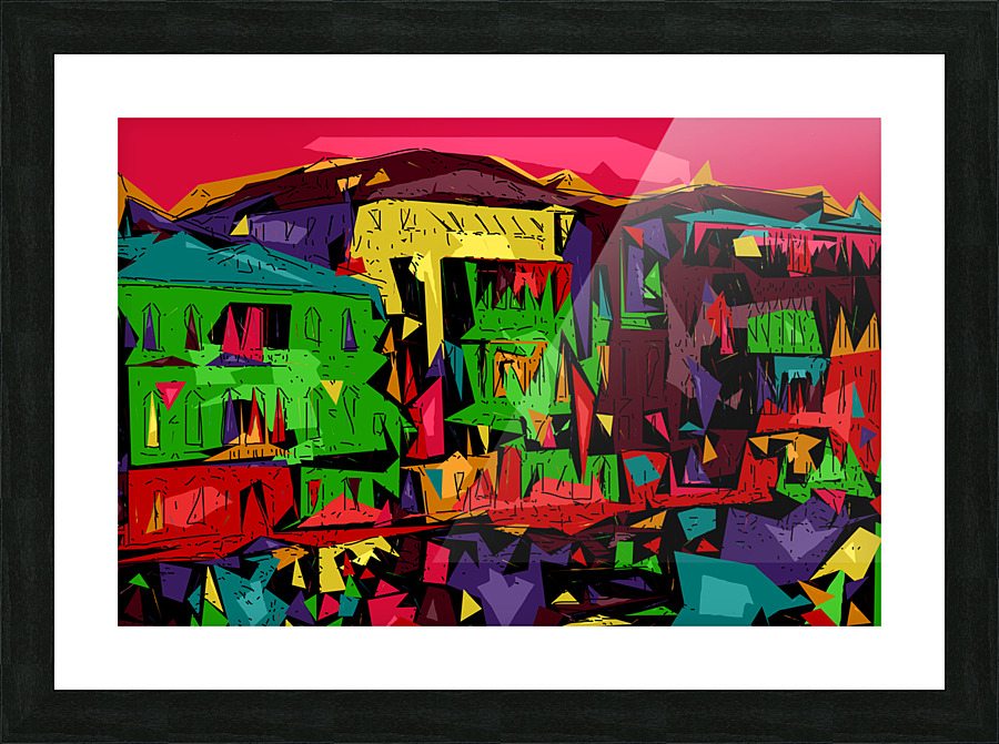 Venice Abstract  Picture Frame print