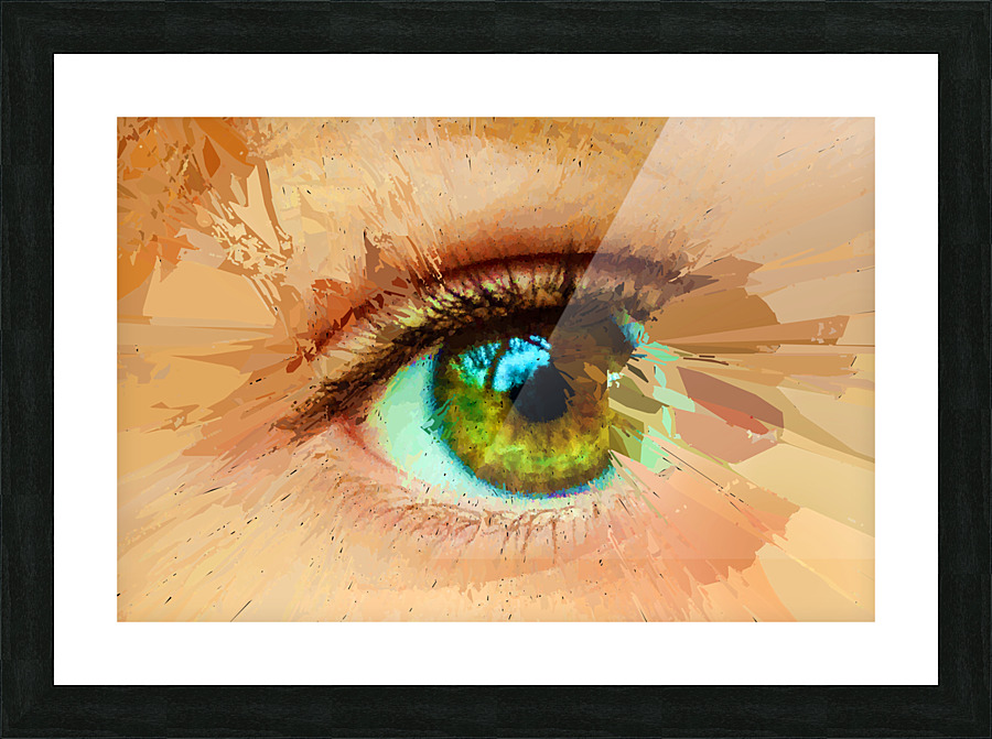 Abstract Eye  Picture Frame print