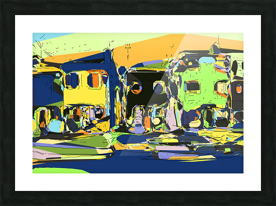 Venice Canals Picture Frame print