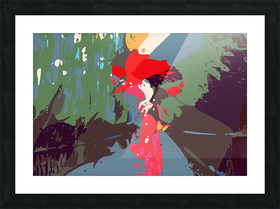 Abstract Lady  Picture Frame print