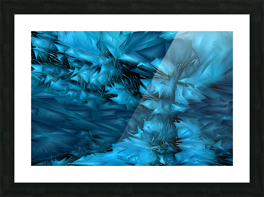 Abstract Space  Picture Frame print
