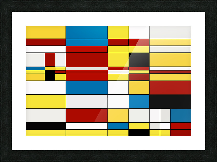 Mondrian  Picture Frame print