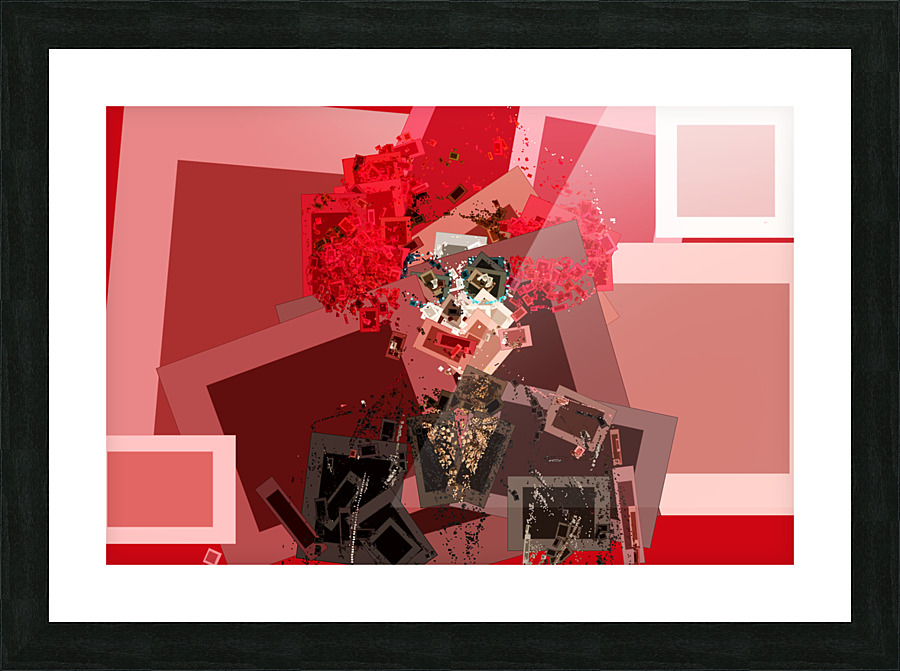 Abstract Model  Picture Frame print