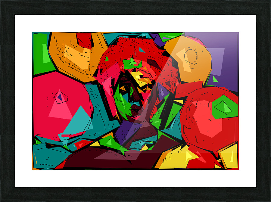 Abstract Life  Picture Frame print