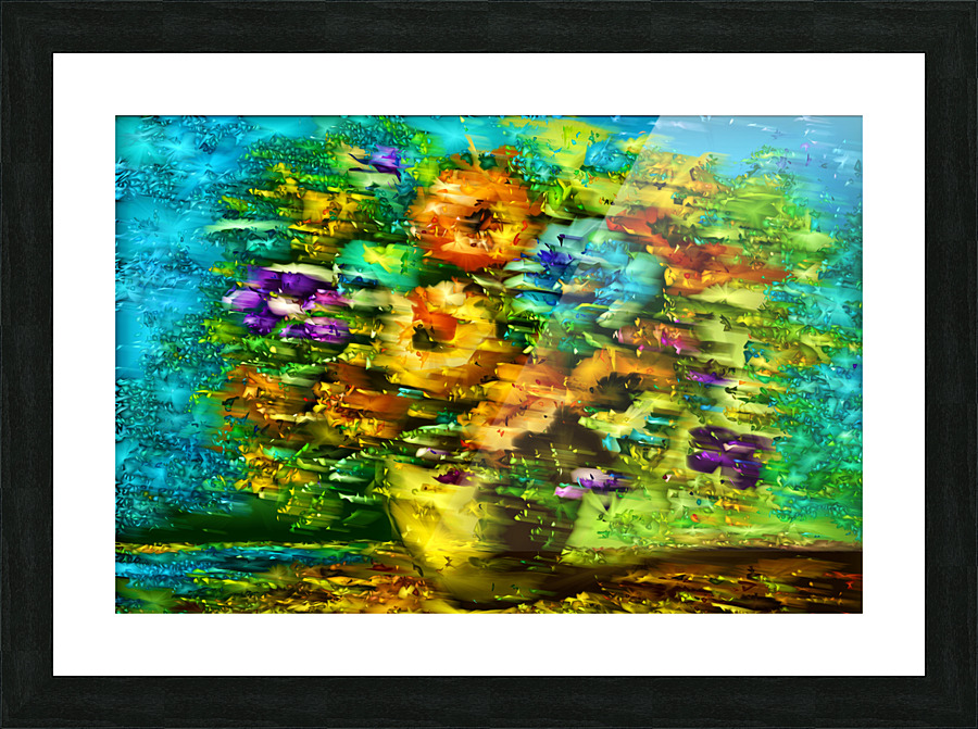 Flowers  Picture Frame print