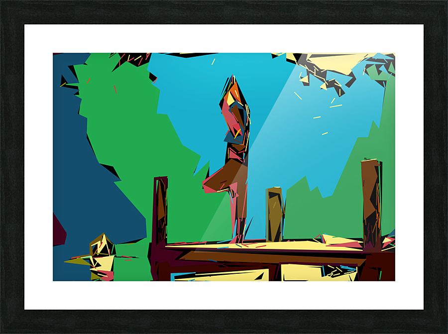 Bridge  Picture Frame print