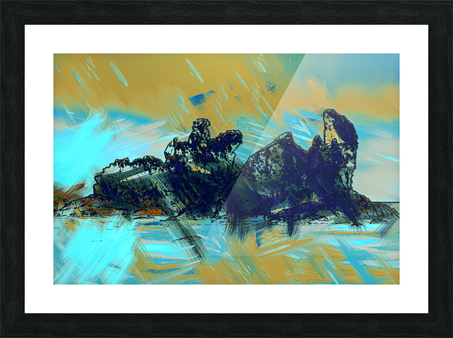 Rocks  Picture Frame print