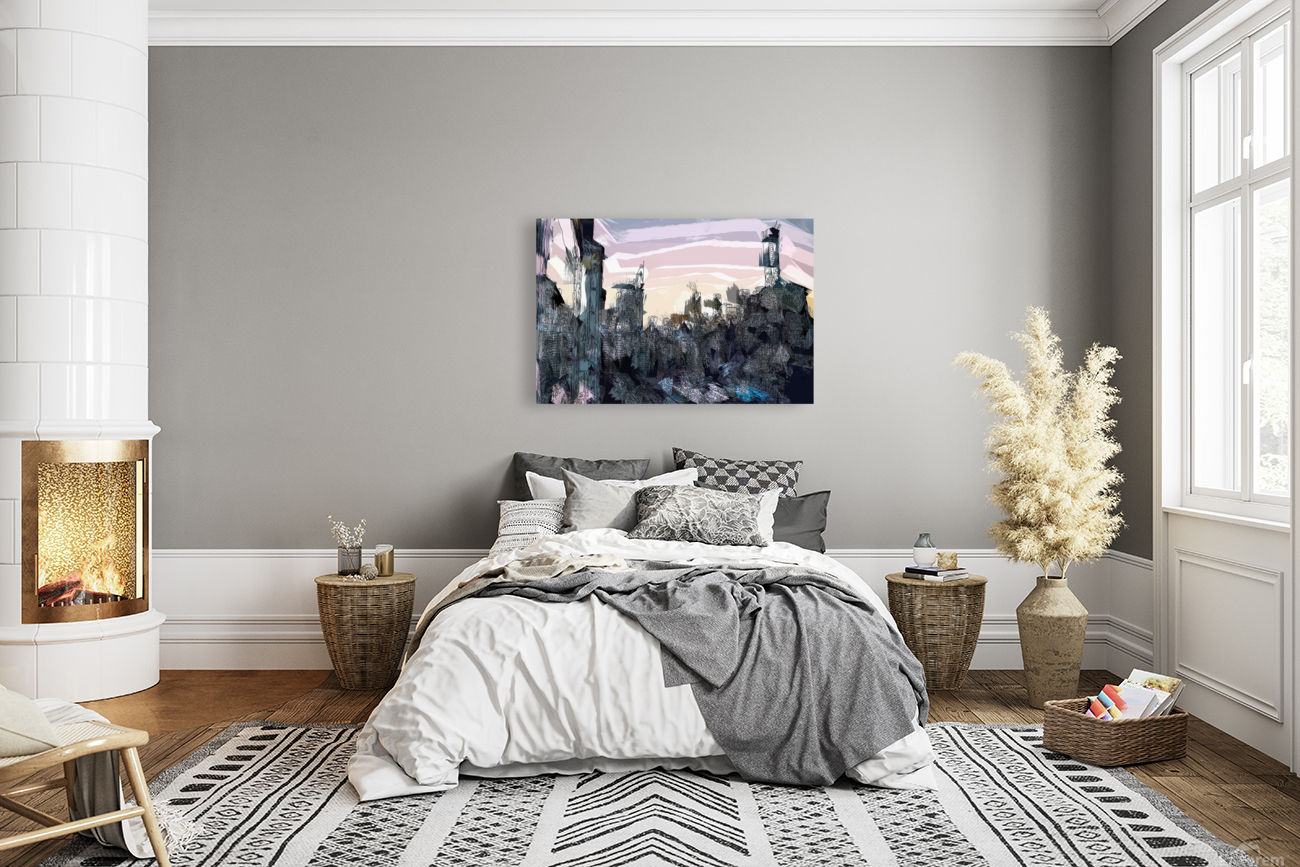 Abstract Cityscape Reproduction