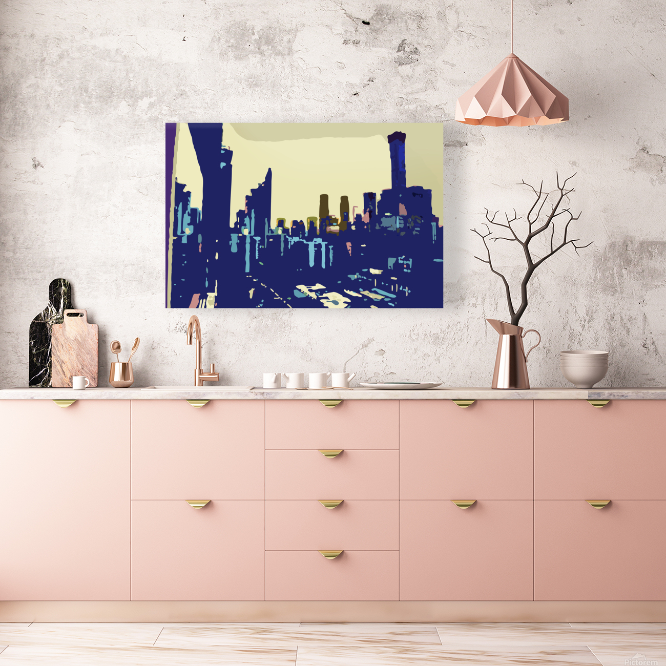Cityscape View  Reproduction
