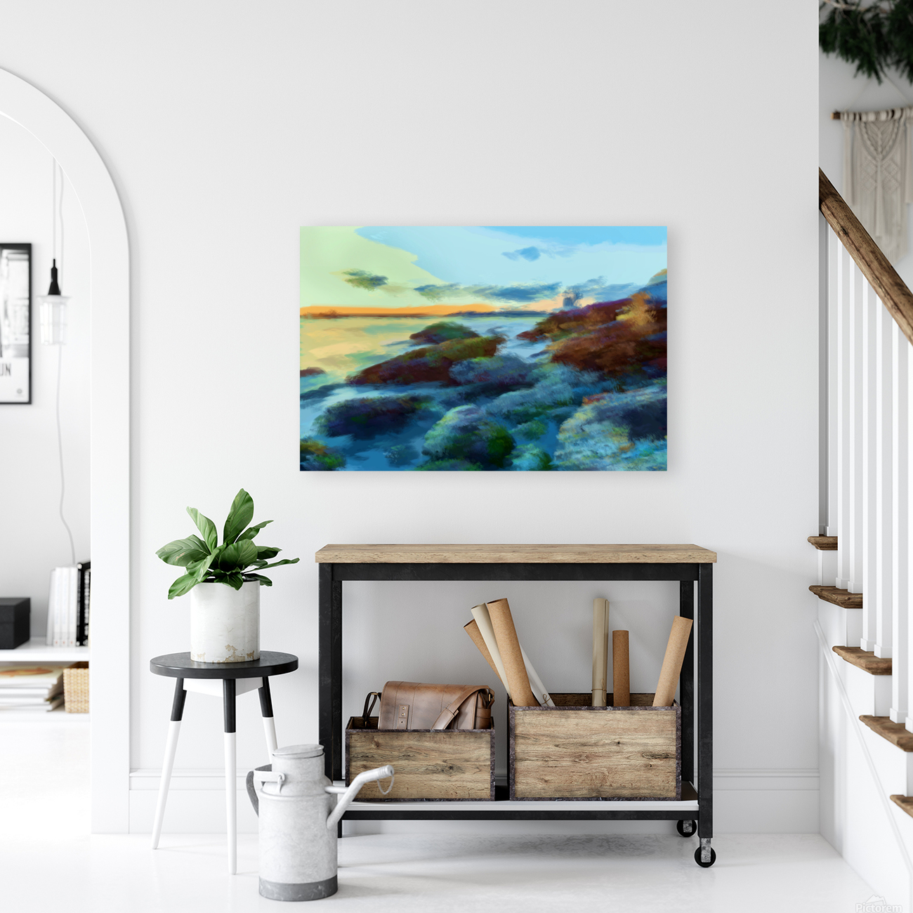 Beach Rocks  Reproduction