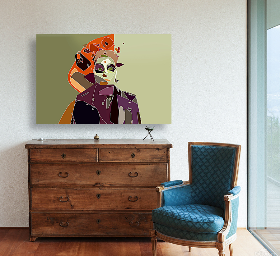 Cubist Portrait  Reproduction